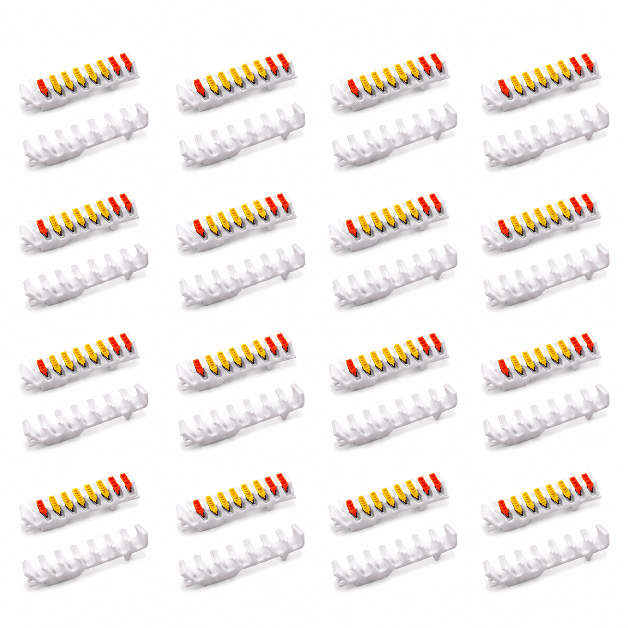 WAGO 2273 Hutschienenhalter 16er Pack DIN-Schiene