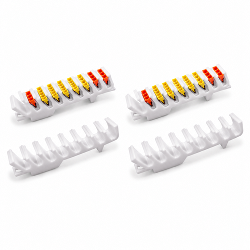 WAGO 2273 Hutschienenhalter 4er Pack PETG Made in Germany